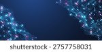Modern technology circuit board texture background design. Quantum computer technology concept. Futuristic blue circuit board system background. Motherboard vector illustration
