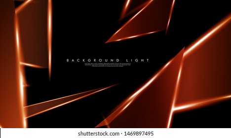Modern technology design with a backdrop of luminous triangles. Vector illustration that is suitable for your design background