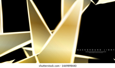 Modern technology design with a backdrop of luminous triangles. Vector illustration that is suitable for your design background