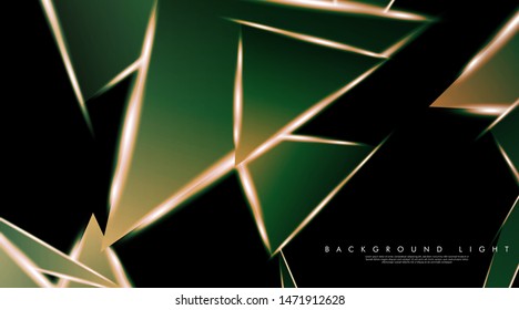 Modern technology design with a backdrop of luminous triangles. Vector illustration that is suitable for your design background