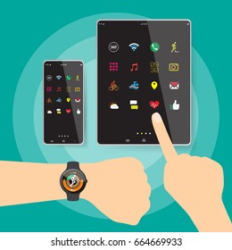 Modern technology equipment