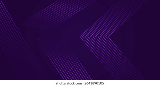 Modern technology futuristic background striped lines with  on dark purple background .Design for poster, presentation, banner, cover, web, flyer. and landing page website template design.
