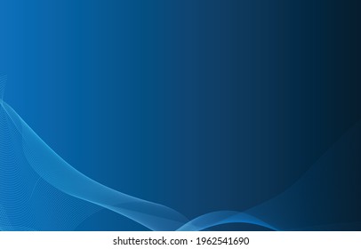 Modern technology futuristic design for background or wallpaper concept.abstract wave motion pattern and dynamic mesh line on dark blue background. Digital cyberspace, high tech,  ,Illustration vector