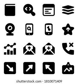 Modern Technology Glyph Icons Pack 