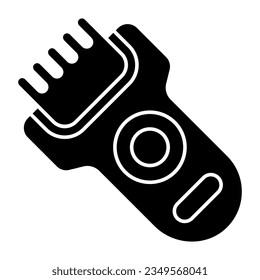 Icono de tecnología moderna del trimmer eléctrico 
