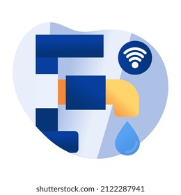 Icono de tecnología moderna de acceso inteligente

