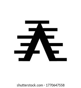 Modern and technology for Initial Letter A logo design inspiration