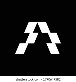 Modern and technology for Initial Letter A logo design inspiration