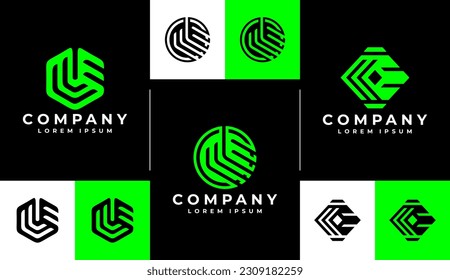 Modern technology letter M E ME logo design. Digital monogram ME logo branding.