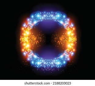 modern technology light spark vector illustration