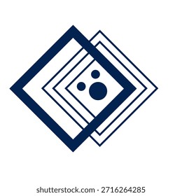 Modern technology logo design for innovation, scalable vector graphic, science, technology, and business ventures needing a clean, professional look