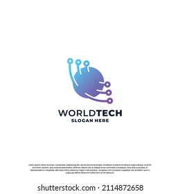 modern technology logo design inspiration