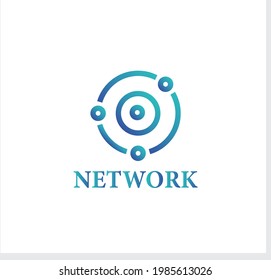 Modern Technology  Network Logo Design