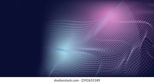 Modern technology particles mesh background abstract modern