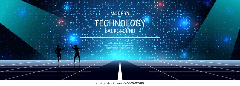 Plantilla de diseño de Anuncio de Vector de estilo moderno