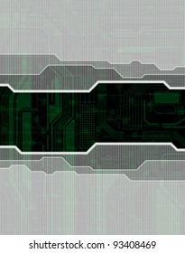 modern technology theme vector banner. eps10