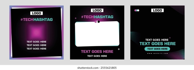 Modern Techy Style Post Design - Tech Banner Designs