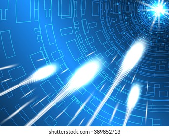 Modern telecommunication systems are fast.