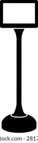 Modern telepresence robot vector illustration for remote office communication and digital connectivity.