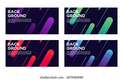 Modern template backgrounds for banner design, web etc.