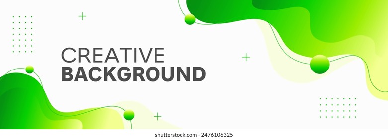"Modern template banner featuring a vibrant gradient color scheme and dynamic liquid shapes. Perfect for web headers, social media graphics, and promotional materials. Sleek and eye-catching design."