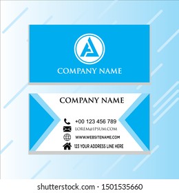 modern template business card simple
