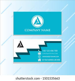modern template business card simple