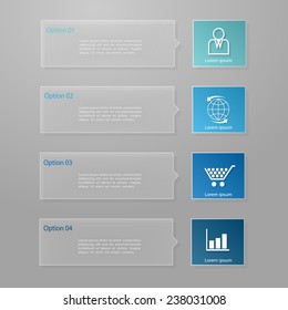 Modern template. Can be used for workflow layout, banner, diagram, web design, infographic Vector/illustration 