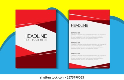 Modern Template Colorful Gradient Presentation for Business - Vector