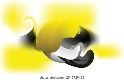 Modern template corporate concept yellow black grey