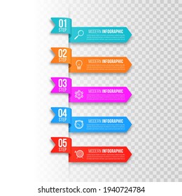 Plantilla moderna para crear infografías.