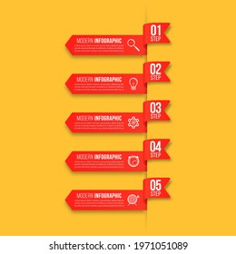 Modern template for creating infographics.