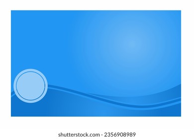 Modern template design blue blank background as banner