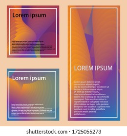 Combinación colorida de diseño de plantilla moderna