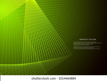 Modern template design for cover, brochure, web banner and magazine.Abstract background vector illustration in green