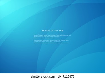 Modern template design for cover, brochure, web banner and magazine.Abstract blue curve background with copy space for text.