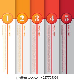 The Modern Template for Design and Creative Work, Vector Illustration
