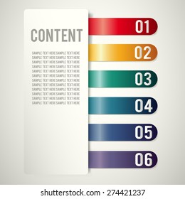 Modern Template Design Set : Vector Illustration