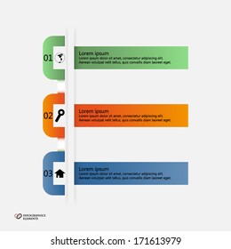 Modern template for infographics