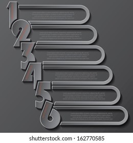 Modern template infographics design with numbers (can be used for your business, web design, graphic or website layout, diagram, workflow layout, business step options, numbers options, education)