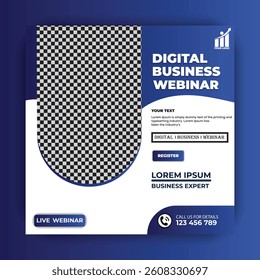 Modern template Invitation and Social Media post template