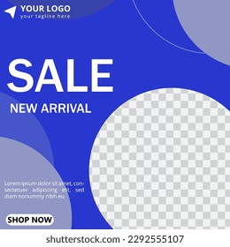 modern template post for social media ads, web banner sale