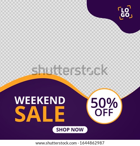modern template post for social media ads