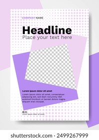Modern template simple layout professional business annual report
