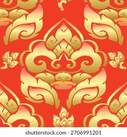 moderno, modelo, estilo, pano de fundo, geométrico, linha, grunge, retro, pano, tradicional, vetor, ilustração, boêmio, design asiático, ikat, vetor ikat, tecer padrão sem costura, elegante, moda, tailandês
