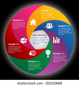 Modern template for website graphic and business. Icon.