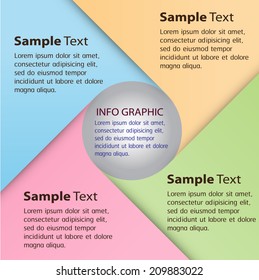 modern template for website and graphic, icon, numbers, text box.