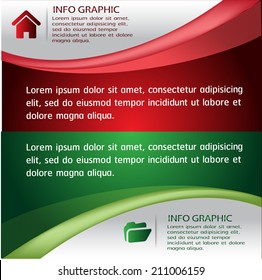 modern template for website and graphic, number. Text box.