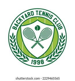 Modern Tennis Club, Sports Logo vector
