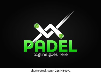 Modern Tennis or Padel Logo Design for Your Business, Competition or Club. Tennis Logo. Padel Logo